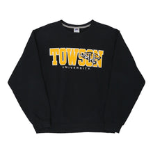  Vintage black Towson University Russell Athletic Sweatshirt - mens medium