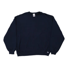  Vintage navy Russell Athletic Sweatshirt - mens x-large