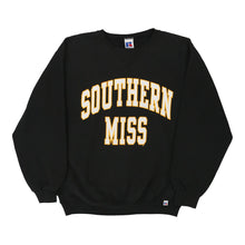  Vintage black Southern Miss Russell Athletic Sweatshirt - mens medium