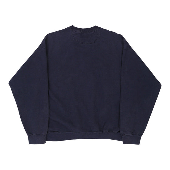 Vintage navy Starter Sweatshirt - mens large