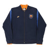 Vintage navy FC Barcelona Nike Zip Up - mens x-large