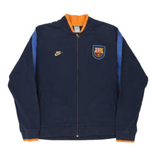  Vintage navy FC Barcelona Nike Zip Up - mens x-large