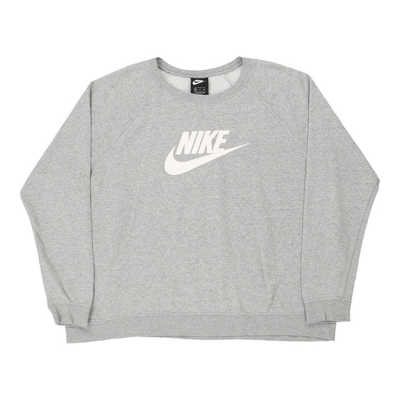 Vintage grey Nike Sweatshirt - mens xx-large