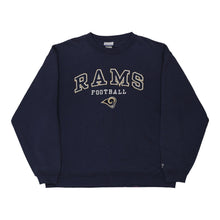  Vintage navy Los Angeles Rams Reebok Sweatshirt - mens large