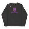 Vintage grey Softball Nike Sweatshirt - mens large