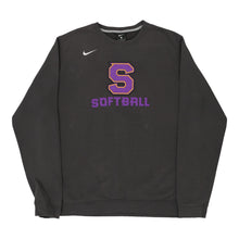  Vintage grey Softball Nike Sweatshirt - mens large