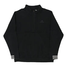  Vintage black Adidas 1/4 Zip - mens x-large