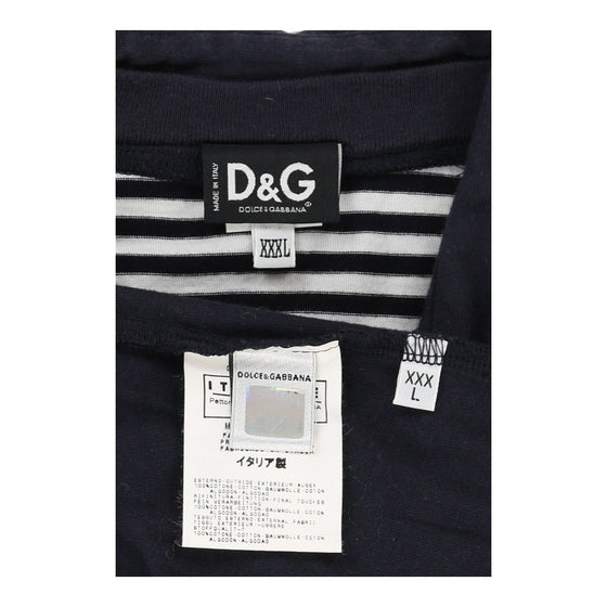 Vintagenavy Dolce & Gabbana Long Sleeve Polo Shirt - mens xxx-large