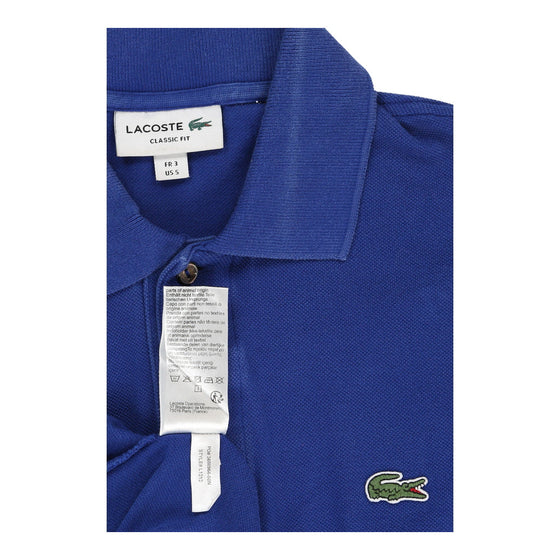 Vintageblue Lacoste Polo Shirt - mens small