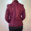 Vintage purple Masterpelle Leather Jacket - womens medium