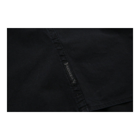 Armani Jeans Shirt - Large Black Cotton