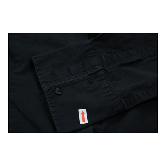 Armani Jeans Shirt - Large Black Cotton