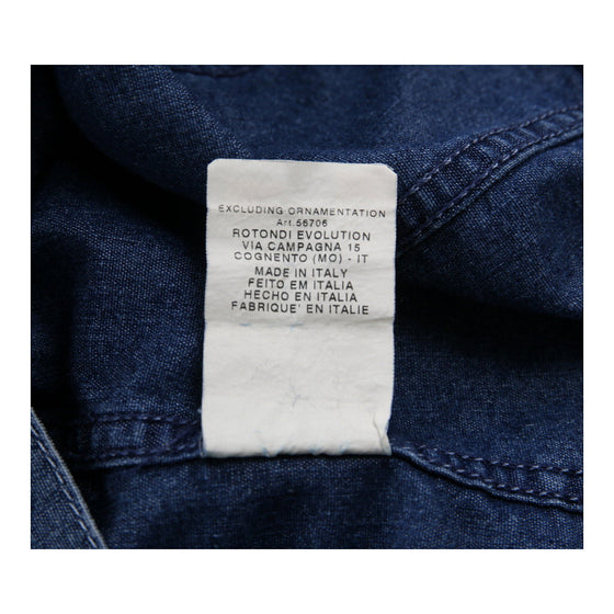 Trussardi Denim Jacket - Medium Blue Cotton