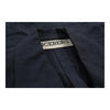 Iceberg Cropped Blazer - Large Navy Silk Blend