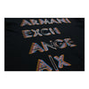 Armani Exchange Spellout T-Shirt - Large Black Cotton