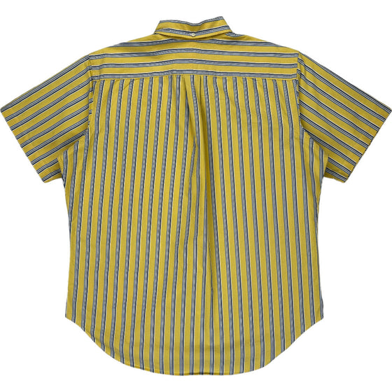 Ralph Lauren Classic Fit Striped Shirt - Large - Yellow Cotton