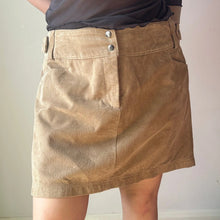  Vintage beige Conbipel Mini Skirt - womens 33" waist