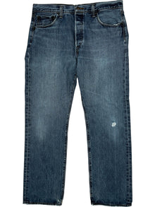  Levis 501 Jeans - W34 L30 Blue Cotton