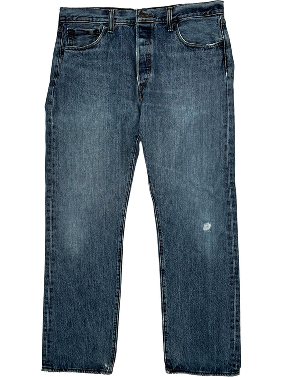 Levis 501 Jeans - W34 L30 Blue Cotton