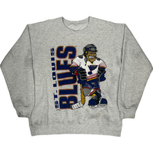  St. Louis Blues Sweatshirt - Large - Grey Cotton