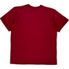 Nike Swoosh T-Shirt - XL - Red Cotton