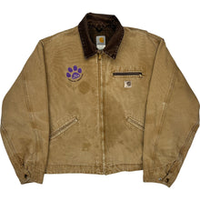  Carhartt Jacket Workwear Embroidered - XL - Beige Cotton