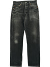 Levis 501 Jeans - W30 L32 Black 100% Cotton