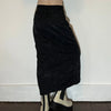 Vintage black Cix & Co Midi Skirt - womens 26" waist