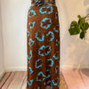 Vintage brown Halfon Maxi Skirt - womens 26" waist