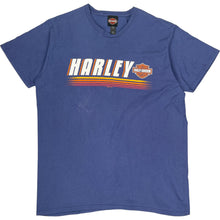  Harley-Davidson Graphic T-Shirt - XL - Blue Cotton