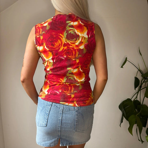 Vintage multicoloured Versace Jeans Couture Vest - womens medium