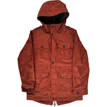  Oakley Regular Fit Hooded Jacket - Small - Red Polyester