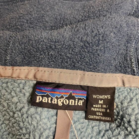 Vintage blue Made in USA Patagonia Fleece - womens medium