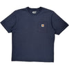 Carhartt K87 T-Shirt - Large - Navy Cotton