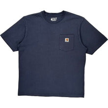  Carhartt K87 T-Shirt - Large - Navy Cotton