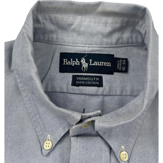 Ralph Lauren Yarmouth Shirt - Large - Blue Cotton