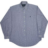 Ralph Lauren Yarmouth Check Shirt - Large - Blue Cotton