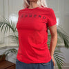 Vintage red Richmond T-Shirt - womens medium