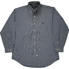  Ralph Lauren Yarmouth Collared Shirt - Medium  - Grey Cotton