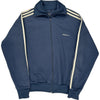 Adidas Track Jacket - XL - Navy Cotton Blend