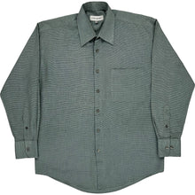  Yves Saint Laurent Classic Shirt - Medium - Green Cotton Polyester