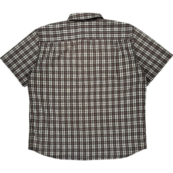 Carhartt Relaxed Fit Plaid Shirt - X-Large - Grey Cotton