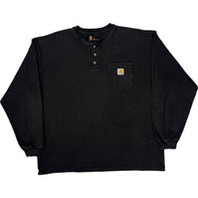  Carhartt K128 Long Sleeve Shirt - XL - Black Cotton