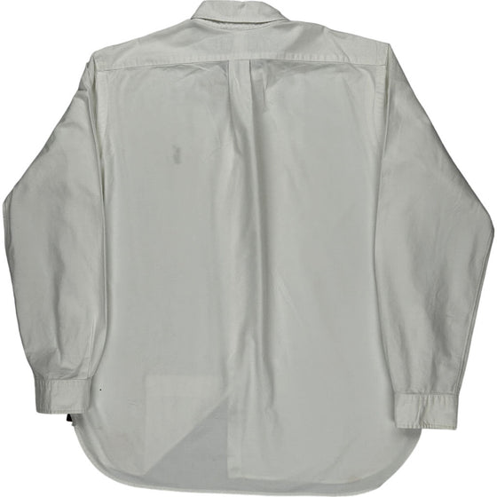 Ralph Lauren Classic Fit Shirt - Large - White Cotton