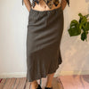 Vintage brown In Extenso Midi Skirt - womens large