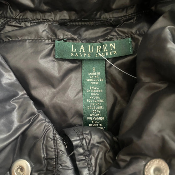 Vintage black Lauren Ralph Lauren Puffer - womens small