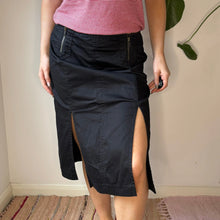  Vintage black Armani Exchange Midi Skirt - womens 28" waist