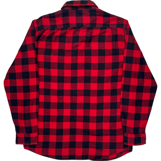 Lee Regular Fit Flannel Shirt - Large - Red Cotton