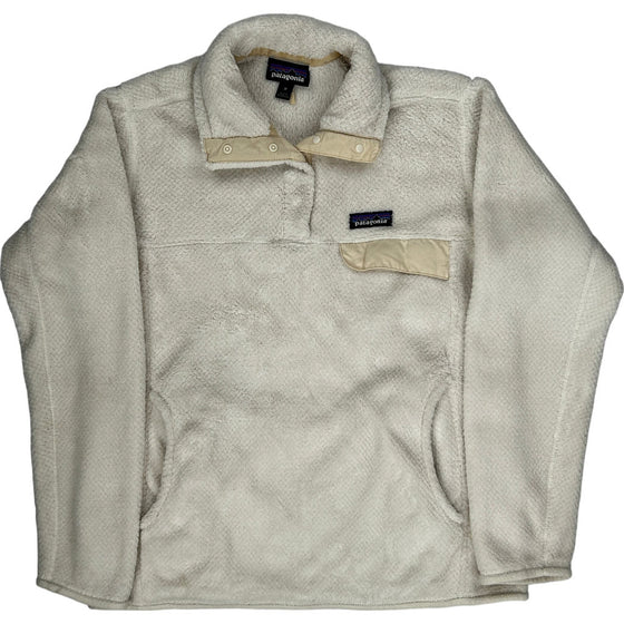 Patagonia Retro-X Fleece Jacket - Medium - Beige Polyester