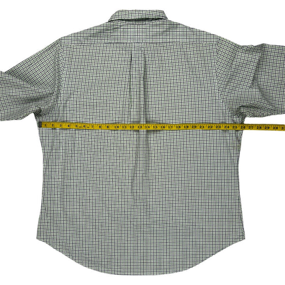 Ralph Lauren Custom Fit Check Shirt - XL - Green Cotton